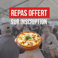 REPAS OFFERT SUR INSCRIPTION