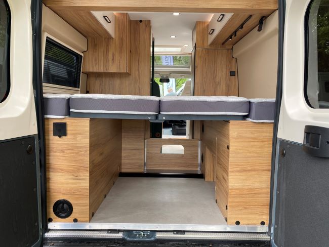 Aménagement du fourgon