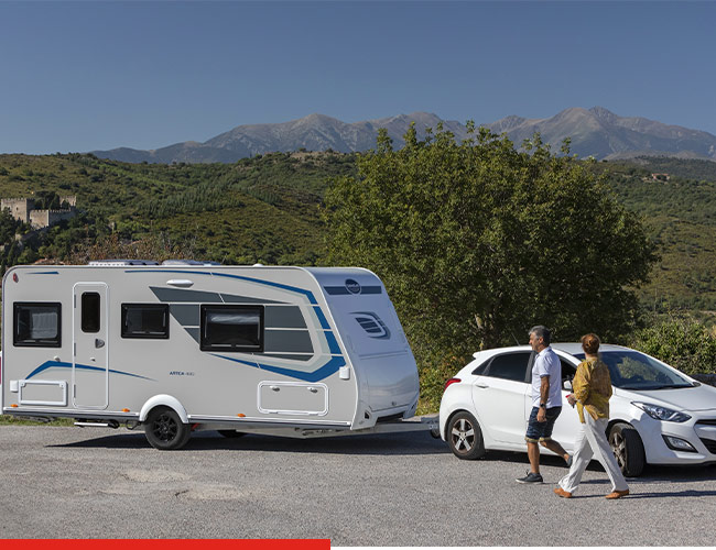 véhicule pour tracter une caravane