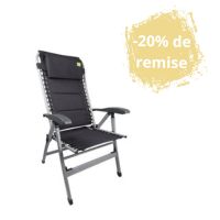 Un Fauteuil Cosy Farniente, sieste ou lecture?? Ce fauteuil vous procurera un confort sans pareil avec son dossier réglable 7 positions Facile à plier et à transporter.