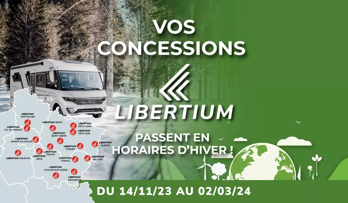 Horaires d'Hiver Libertium