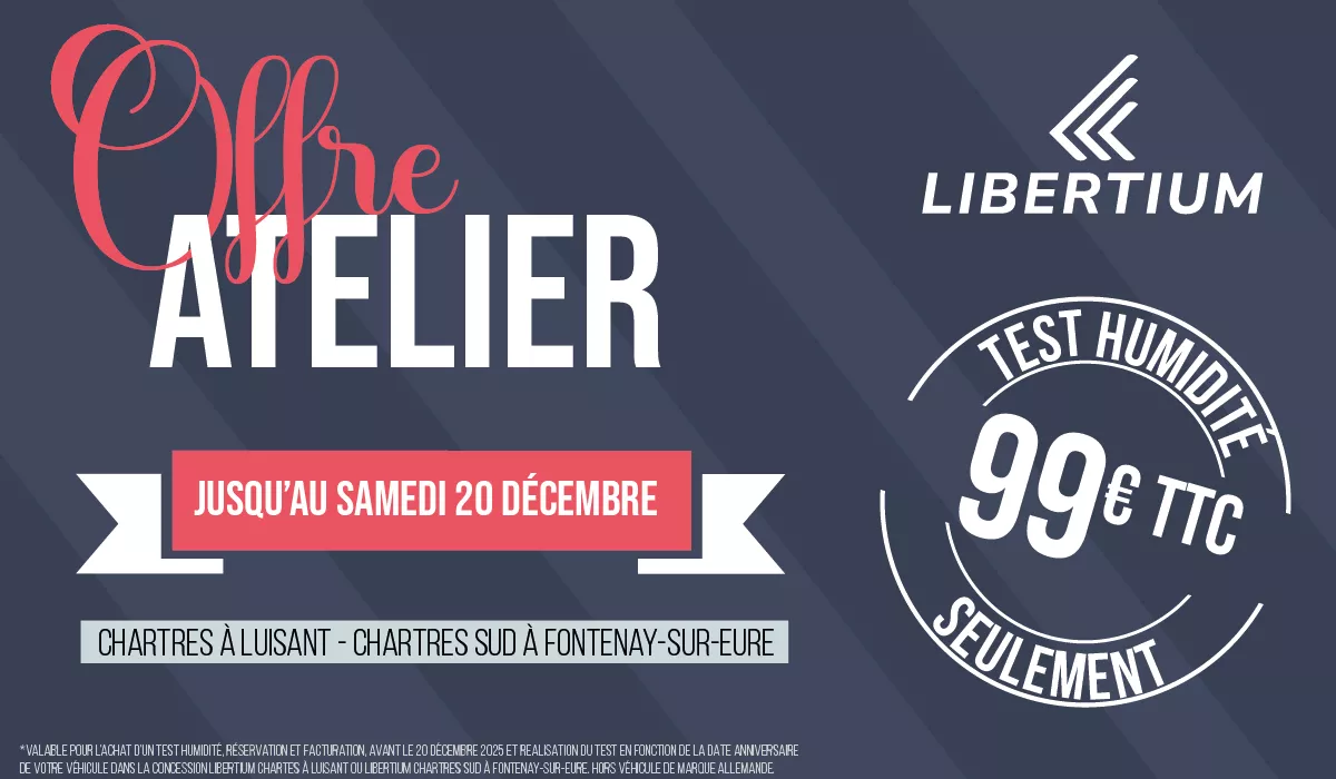 Offre atelier test humidité 99€ TTC