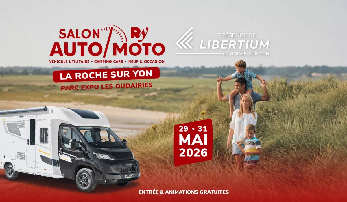Salon Auto-Moto La Roche-sur-Yon avec Libertium !