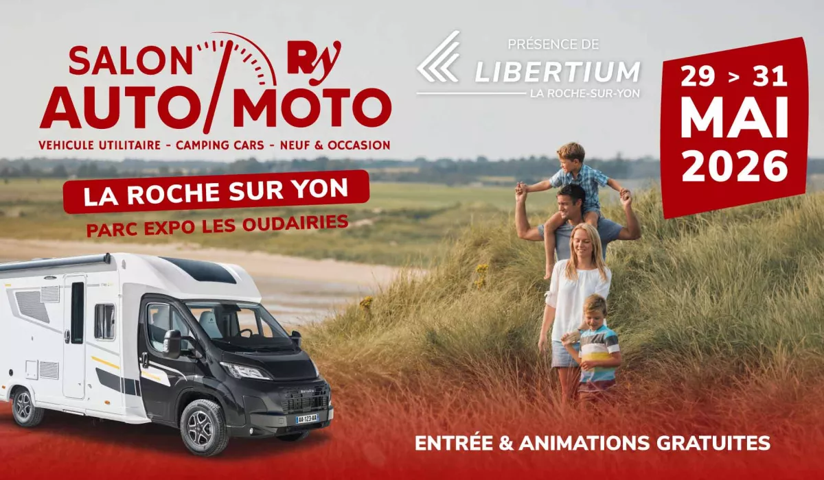 Salon Auto-Moto La Roche-sur-Yon avec Libertium !