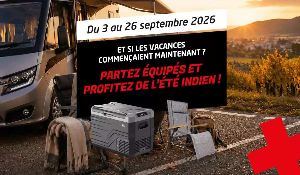 Partez équipés et profitez de l'été Indien