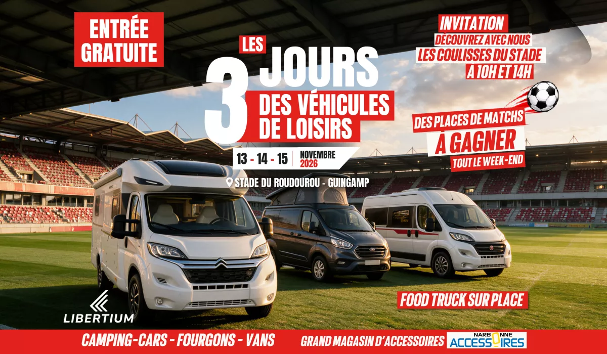Les 3 jours des véhicules de loisirs au stade de Guingamp !