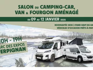 Salon du Camping-Car, Van & Fourgon Aménagé à Perpignan : du 9 au 12 Janvier !