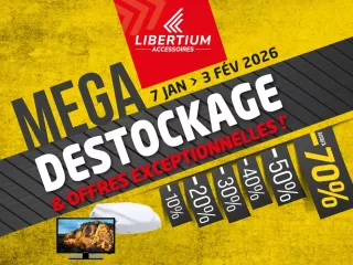 Méga Déstockage sur les accessoires pour camping-car