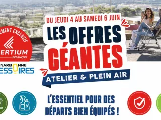 Les Offres Géantes Atelier & Plein Air à Besançon