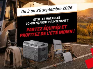 Partez équipés et profitez de l'été Indien
